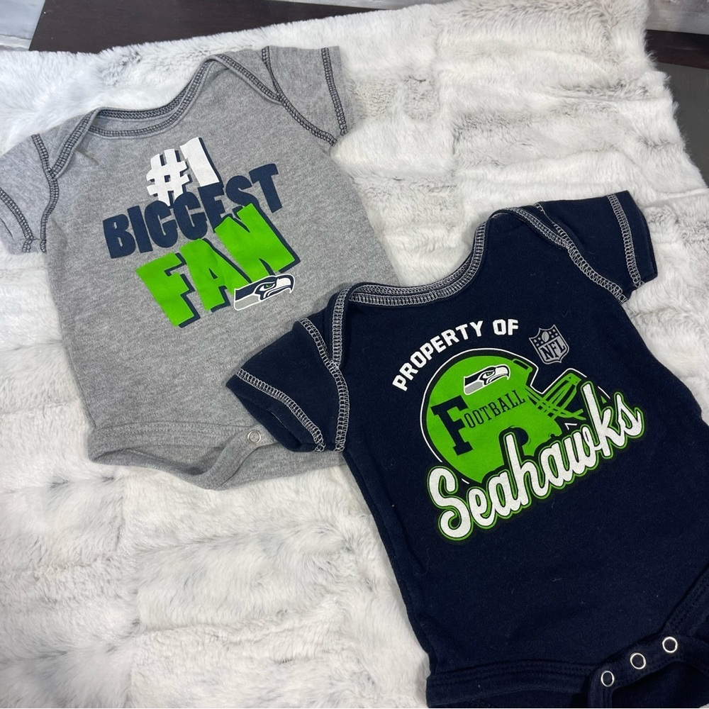 NFL Team Apparel Baby Onesie set of 2 0/3m
